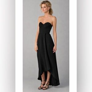 NWT Zimmermann Silk Underwire Long Dress in Onyx Black | Size 3